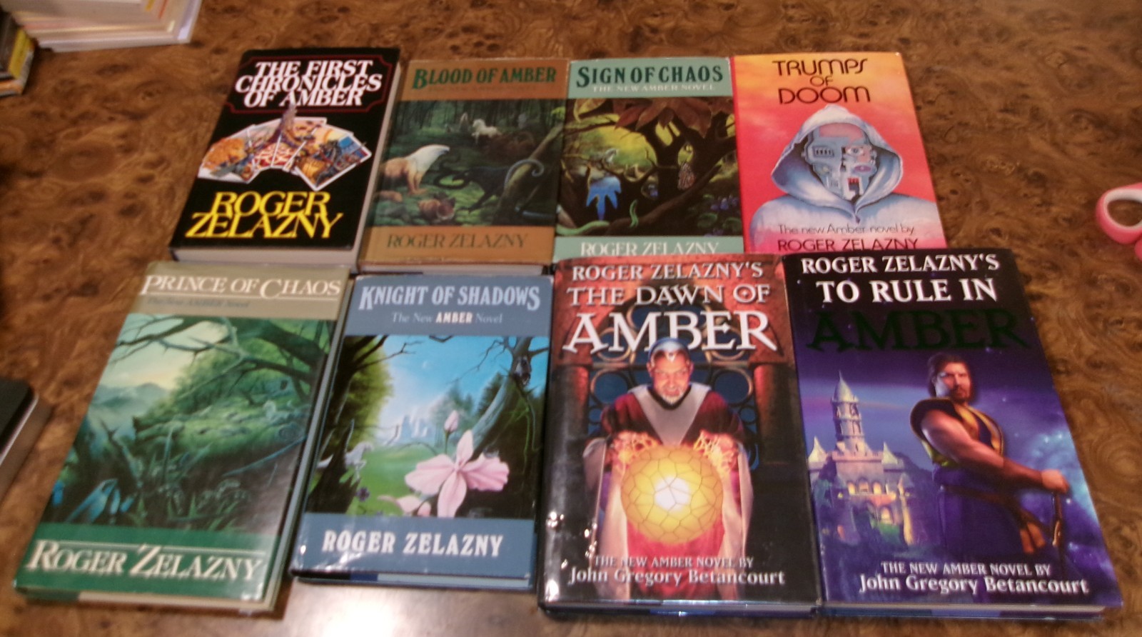 12 HC The Chronicles of Amber Complete Set 1-10 in 6 Books & 2 Prequel Bks Lot