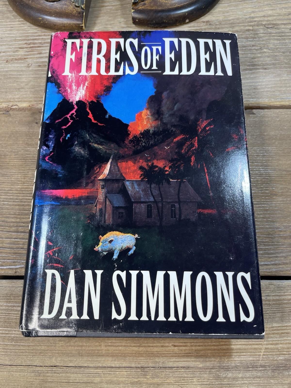 Dan Simmons Fires of Eden Hardcover Horror Fiction Novel w/ DJ Fast Shipping