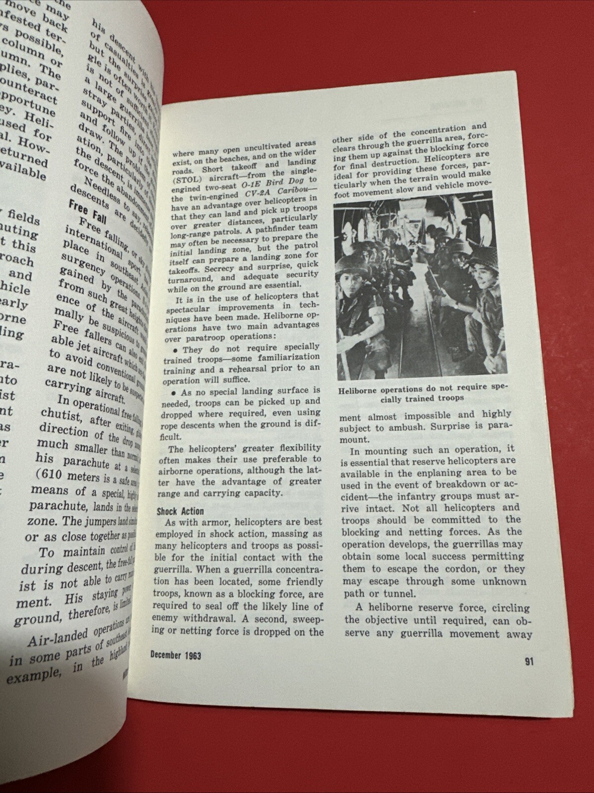 MILITARY REVIEW U.S ARMY COMMAND & GENERAL STAFF COLLEGE 1963 December War