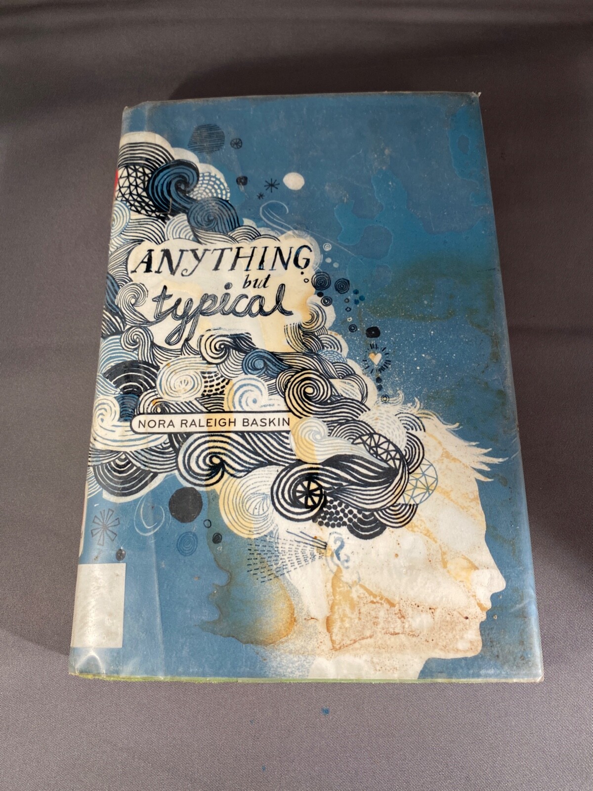 Anything But Typical by Nora Raleigh Baskin Hardcover Dust Jacket Ex-Library