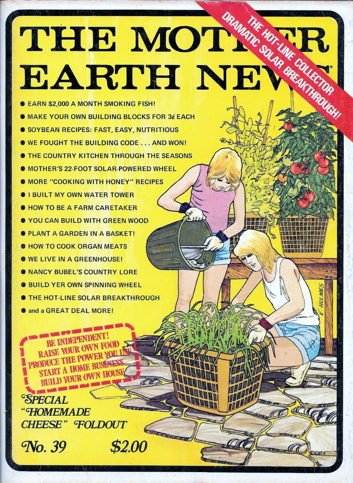 Vintage 1975 – 1976 Lot of 5 The Mother Earth News Magazine No. 35 36 37 38 39