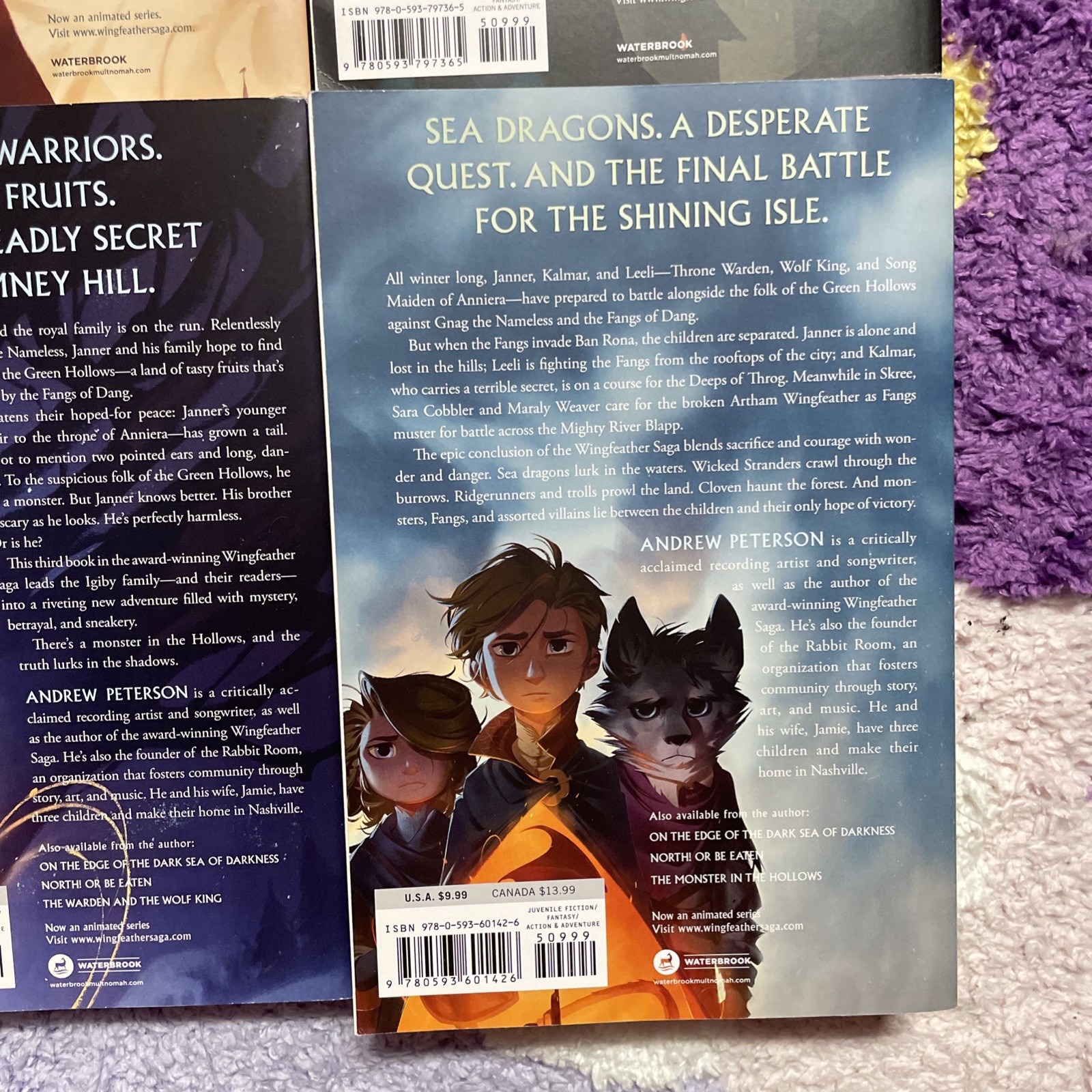 THE WINGFEATHER SAGA Boxed Set Books 1-4 by Andrew Peterson Paperback Fantasy